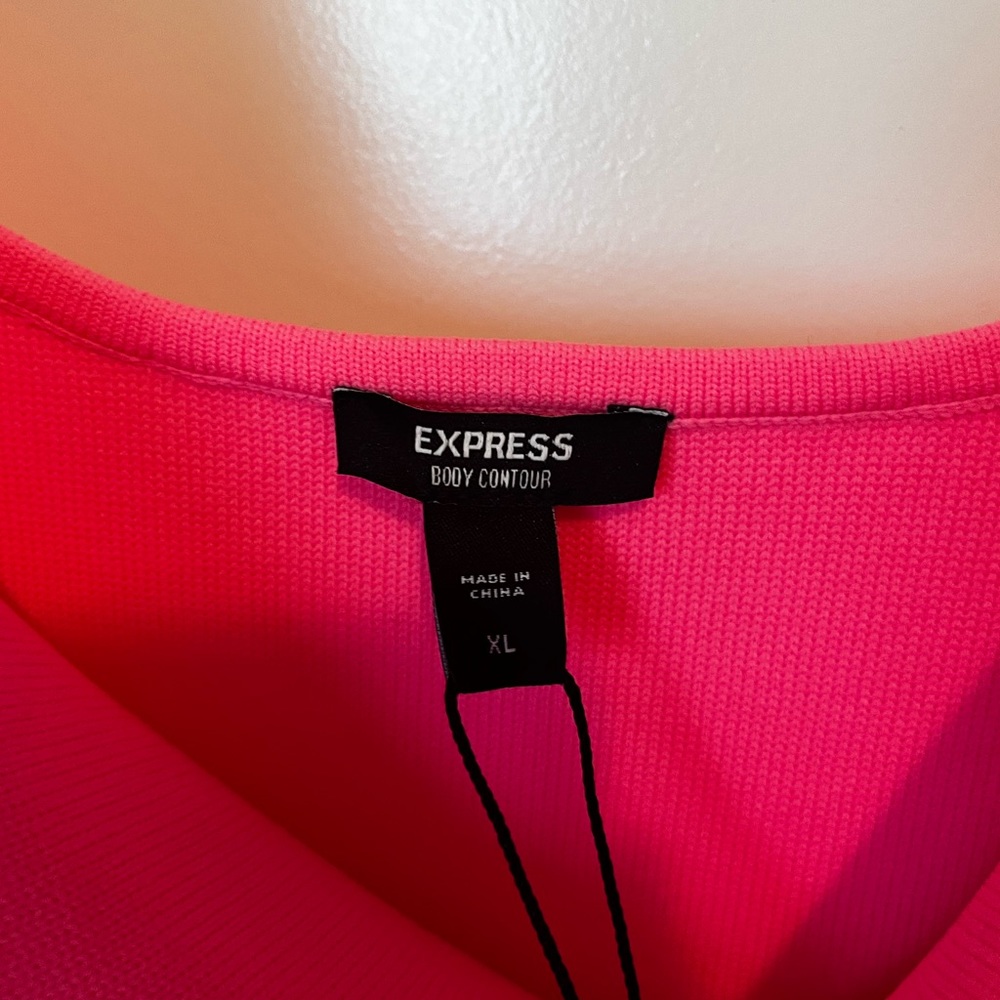 NWT express colorblock fitted dress. Never worn - Picture 2 of 6